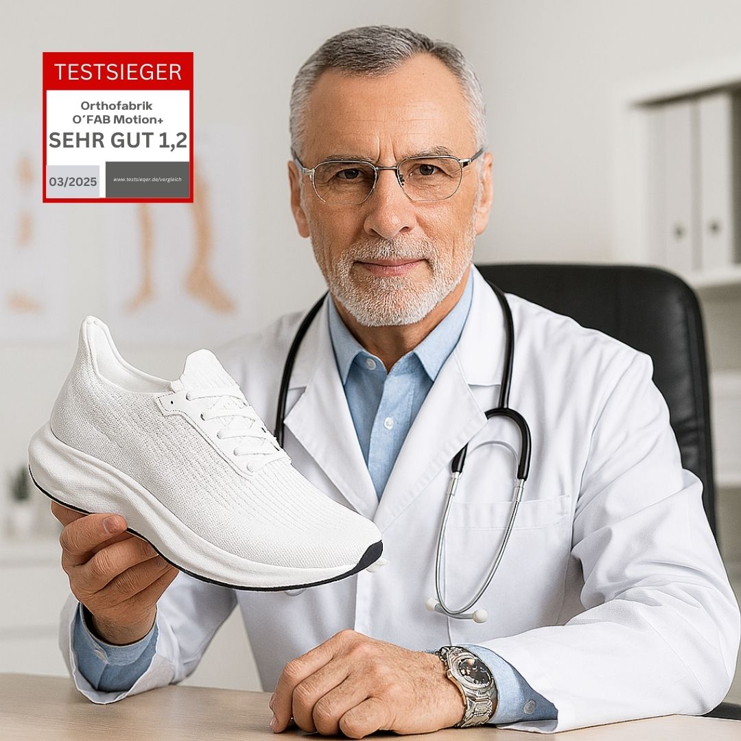 Orthopädische Sneaker O´FAB Motion+ Ideal für Fersensporn