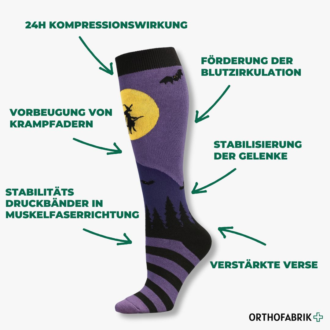 Kompressionsstrümpfe Halloween Limited Edition