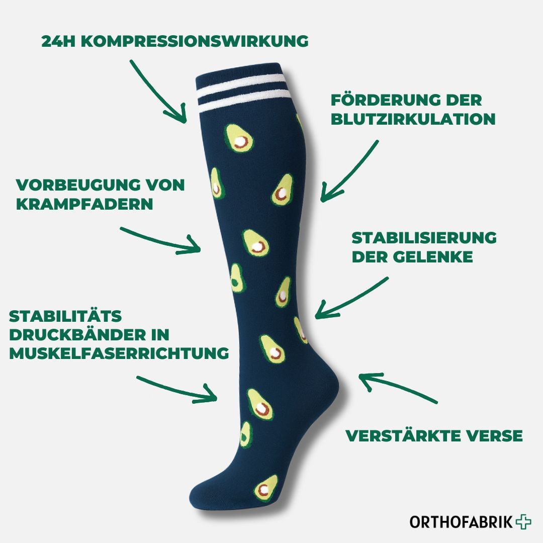 Orthopädische Kompressionsstrümpfe Colorful