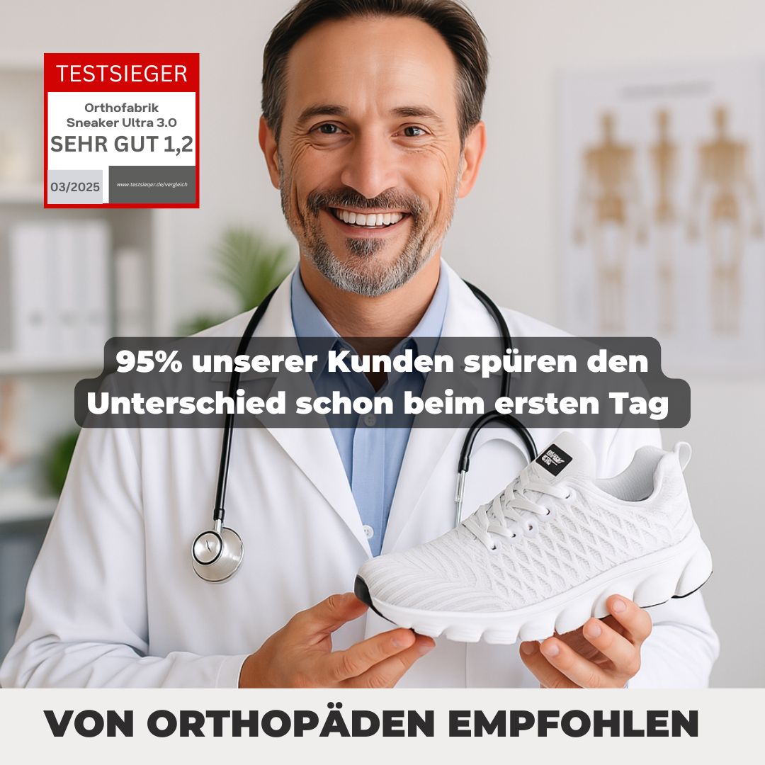 Orthopädische Sneaker Ultra 3.0 Ideal für Fersensporn