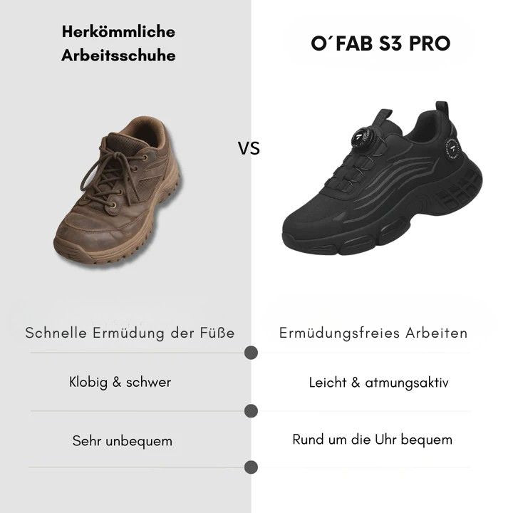 O´FAB S3 PRO - Gemacht für Sicherheit & ganztägigen Komfort