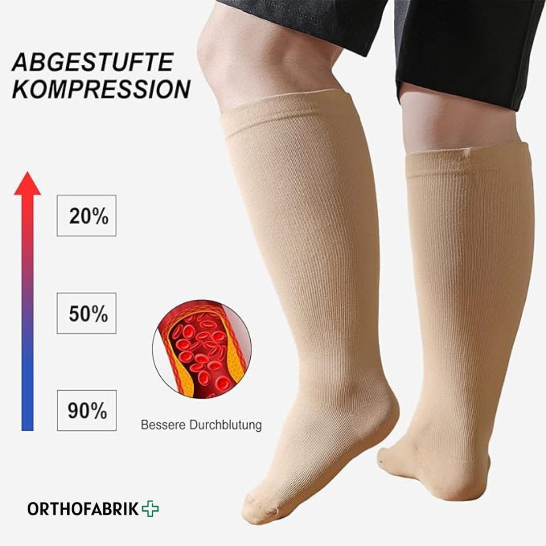 Orthopädische Kompressionsstrümpfe Plus Size