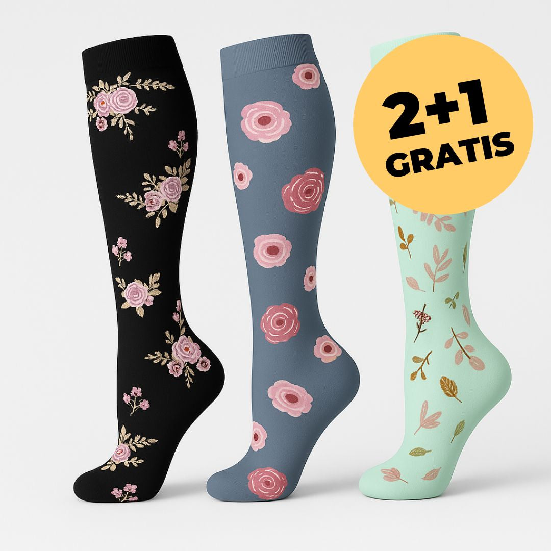 Orthopädische Kompressionsstrümpfe Flower