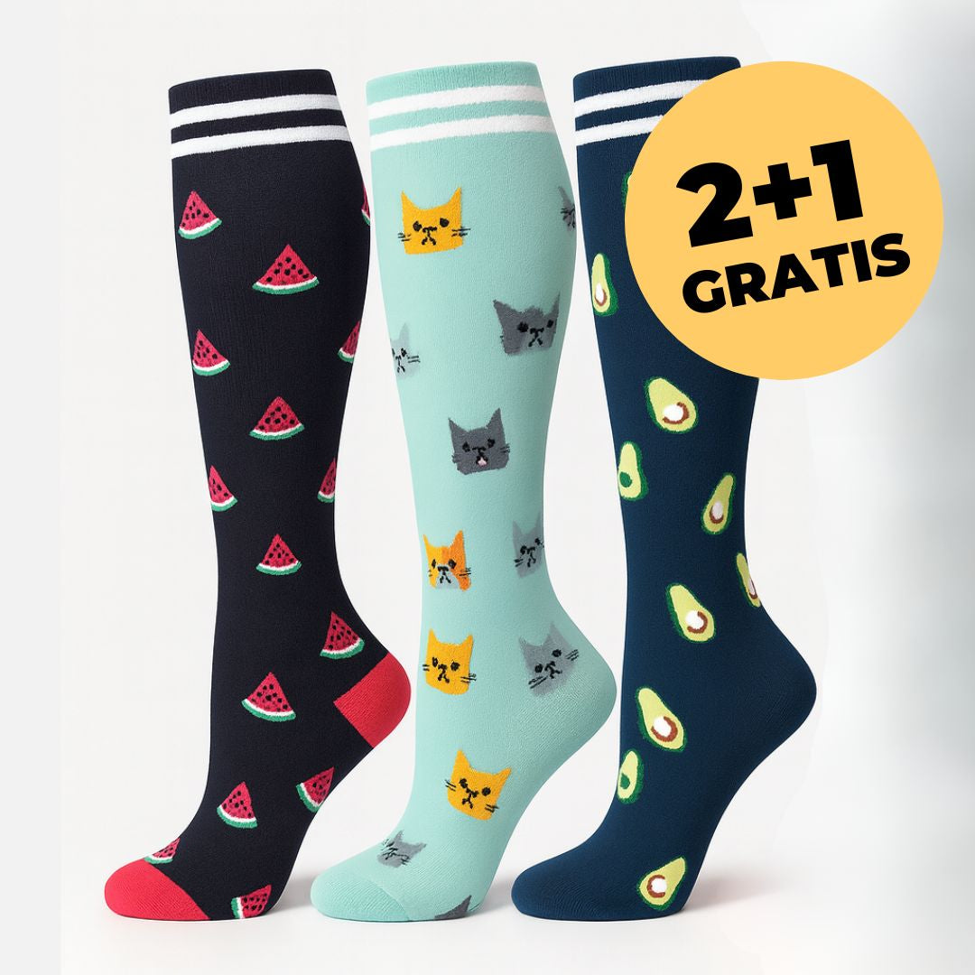 Orthopädische Kompressionsstrümpfe Colorful