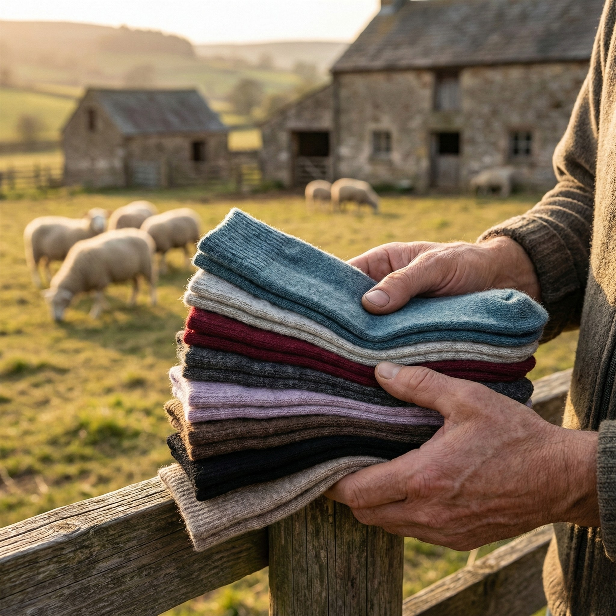 ORTHOFABRIK™ Premium-Wollsocken – 4er-Set (2+2 Gratis)