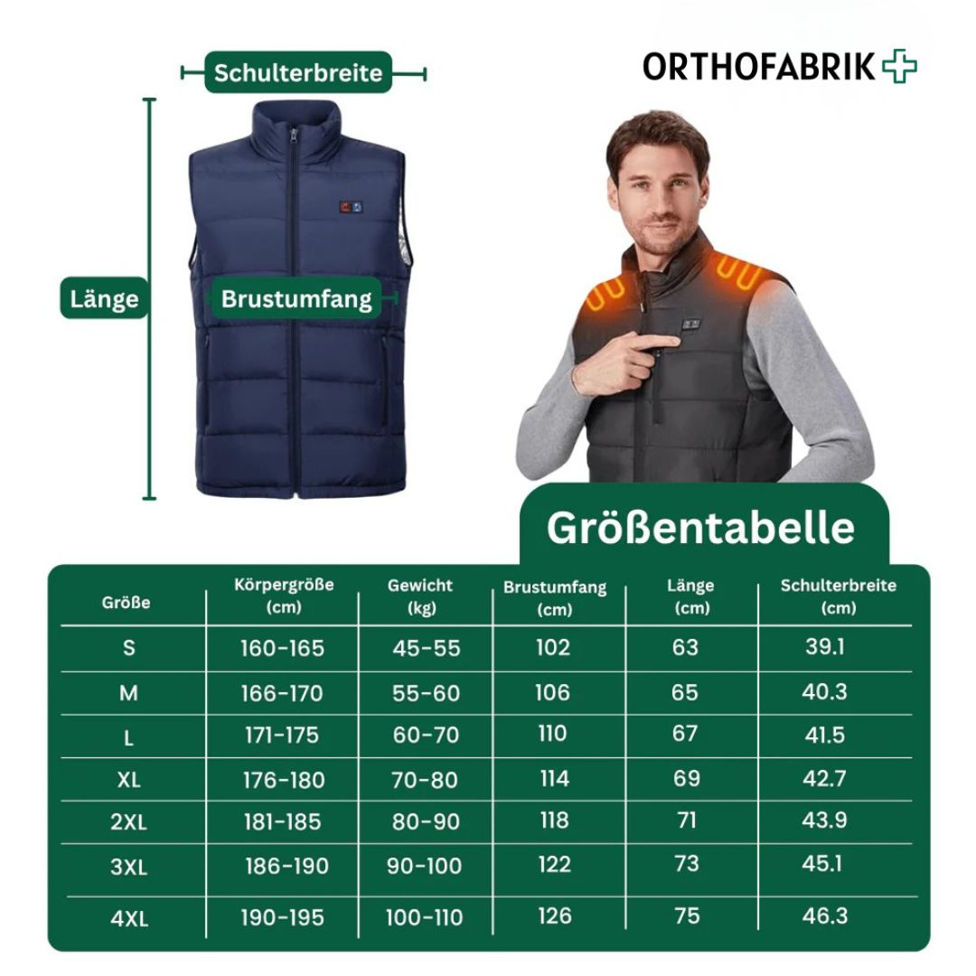 Orthofabrik Heizweste Unisex