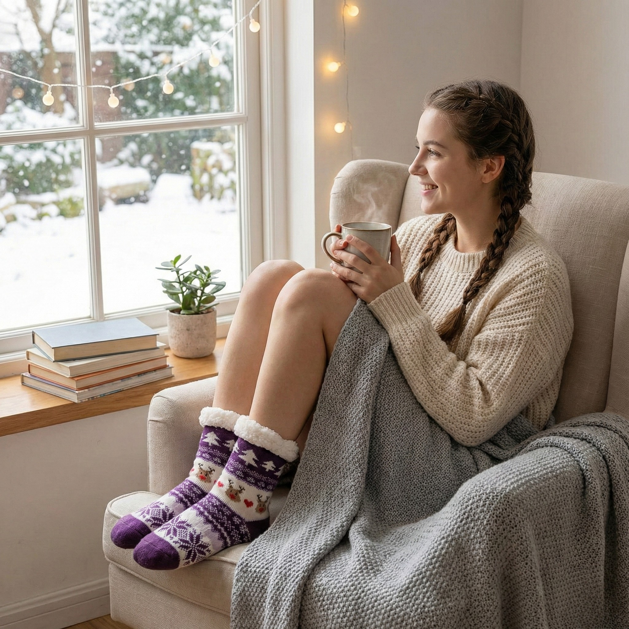 Kuschelsocken I 3+3 Gratis