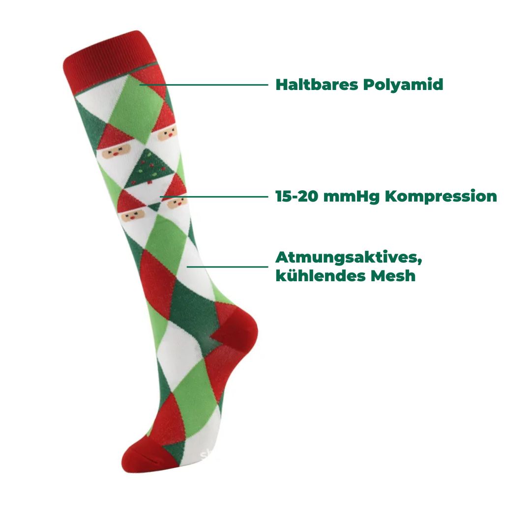 Kompressionsstrümpfe X-Mas Limited Edition 2025
