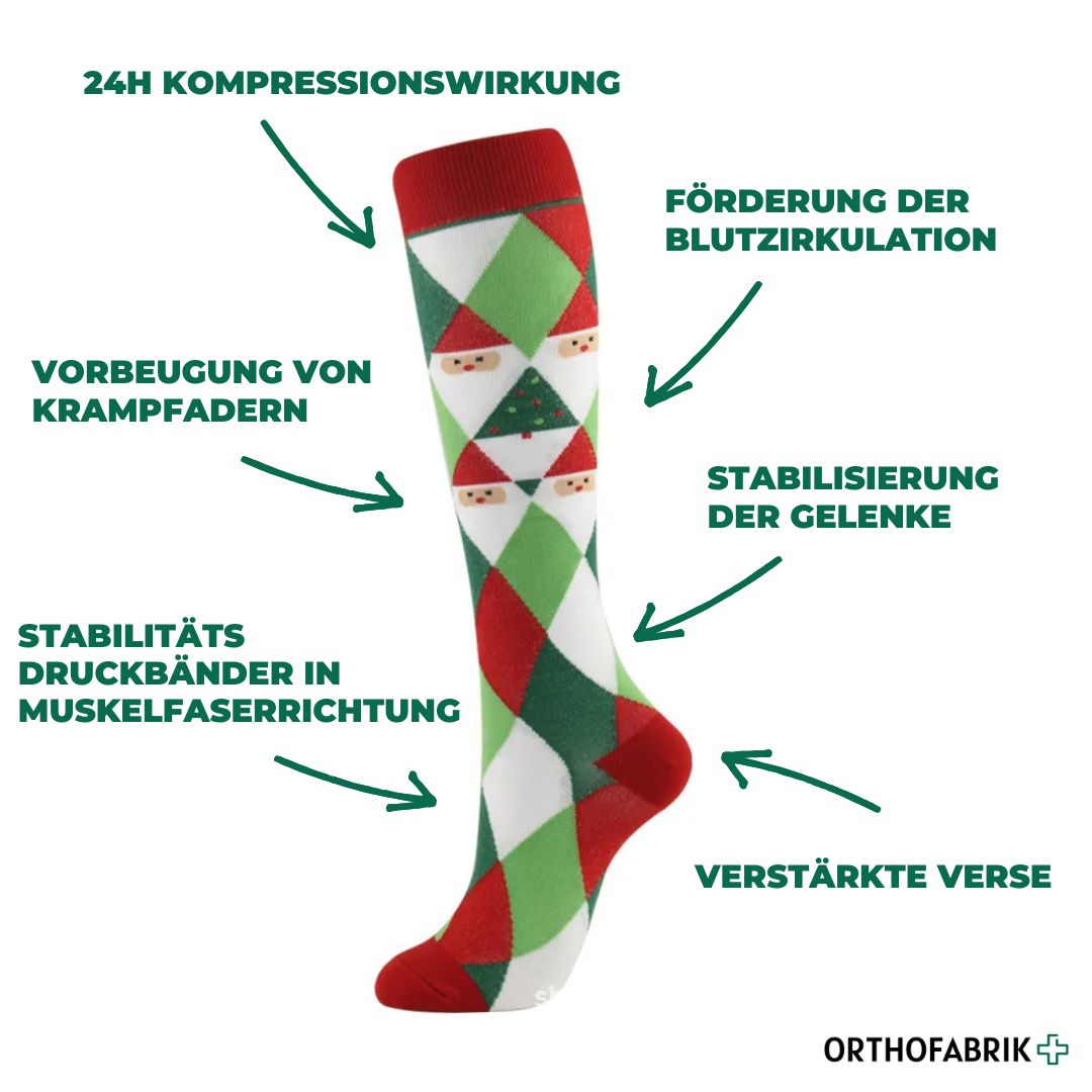 Kompressionsstrümpfe X-Mas Limited Edition 2025