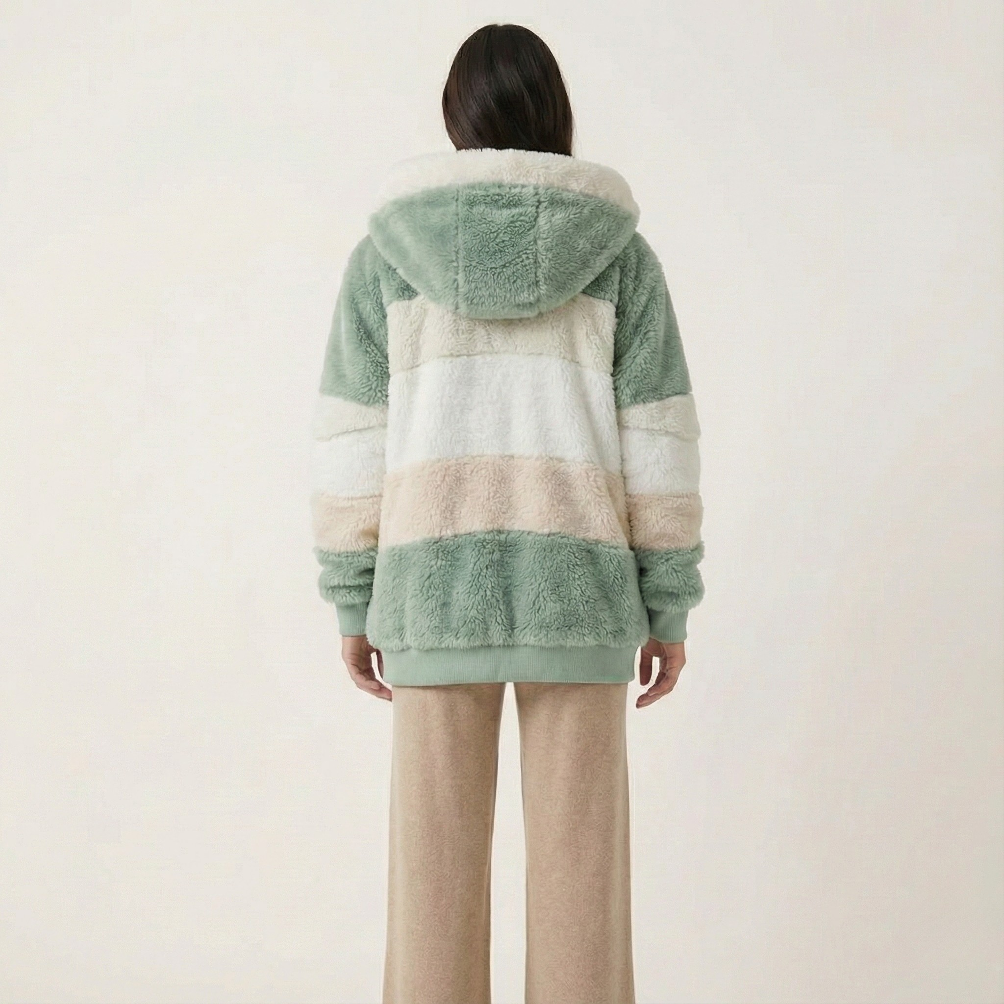 Kuschelweiche Fleece Jacke I Damen