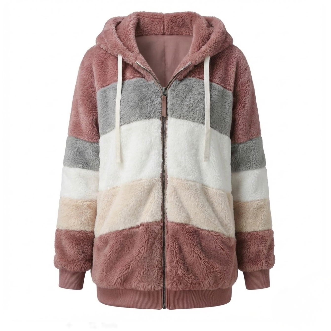 Kuschelweiche Fleece Jacke I Damen