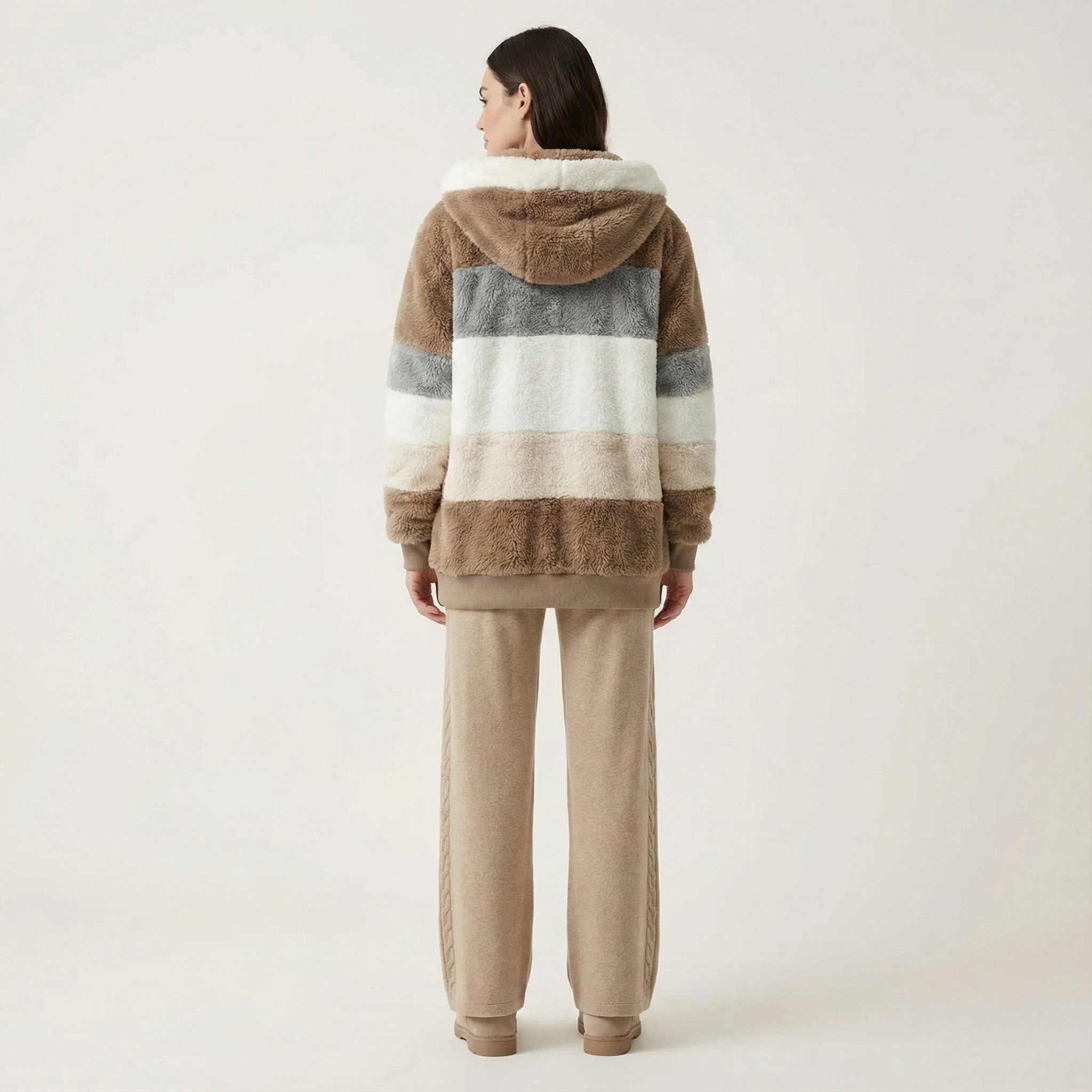 Kuschelweiche Fleece Jacke I Damen