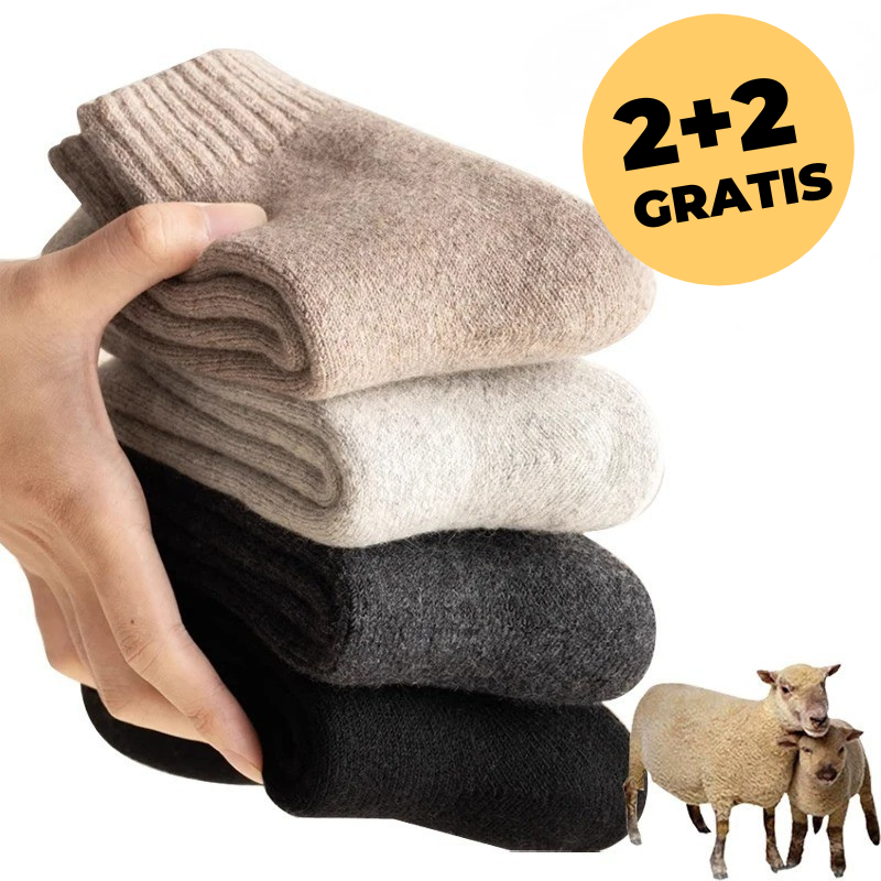 ORTHOFABRIK™ Premium-Wollsocken – 4er-Set (2+2 Gratis)