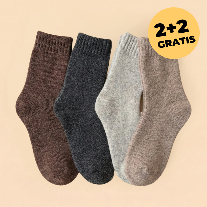 ORTHOFABRIK™ Premium-Wollsocken – 4er-Set (2+2 Gratis)
